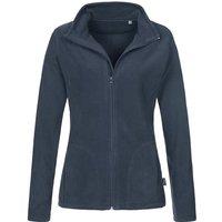 Stedman Active Women's FZ Fleece in Mid Blue | Size: 2XL