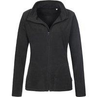 Stedman Active Women's FZ Fleece in Black | Size: 2XL