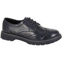 Boulevard Women's Matte PU Brogues in Black | Size: 4
