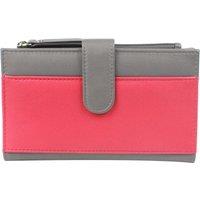 Eastern Counties Leather Women's Mae Leather Purse in Mid Grey