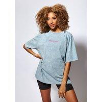 House of Holland Women's Acid Wash T-Shirt in Grey | Size: Small
