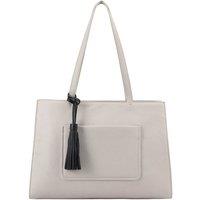 Lloyd Baker Women's Eleanor Leather Shoulder Bag in Light Grey
