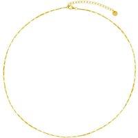 Gold Trip Women's Flat Bar Chain Necklace in Gold