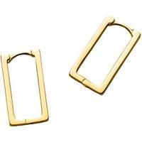 Gold Trip Women's Rectangle Hoop Earrings in Gold