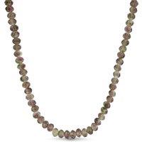 Gold Trip Women's Spring Rose Glass Beaded Necklace in Pink