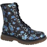 Cipriata Women's Annetta Floral Ankle Boots in Black | Size: 5