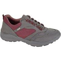 Aztrek Women's Glyndwr Nubuck Walking Shoes in Grey | Size: 8