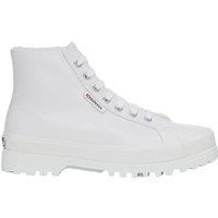 Superga Women's 2341 Alpina Vegan Leather Trainers in White | Size: 7