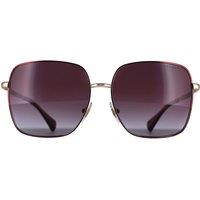 Ralph by Ralph Lauren Women's Square Burgundy Gradient Violet RA4142 in Red