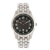 Elevon Men's Garrison Bracelet Watch with Date in Silver