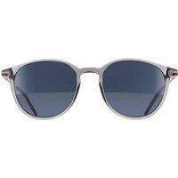 Hugo Boss Men's Round Grey Dark Ruthenium Blue Grey HG 1206/S