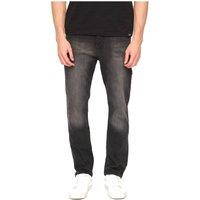 Duck&Cover Men's Elix Regular Straight Leg Comfort Stretch Denim Jeans in Black | Size: 38S