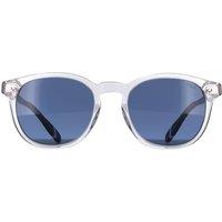 Polo Ralph Lauren Men's Square Shiny Crystal Dark Blue PH4206 in Clear