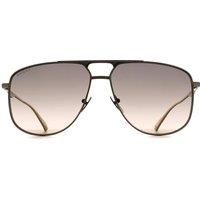 Gucci Men's Aviator Gold Brown Gradient GG0336S