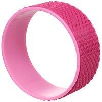 Living and Home 3D Yoga Wheel 30cm, Rose Pink Stretch & Massage Wheel