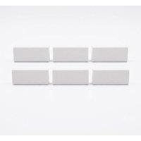 Bedsland 6 White Erasers Premium School & Office Eraser Set Soft Clean