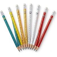 Bedsland 10 Holographic HB Pencils Premium Writing & Drawing Set