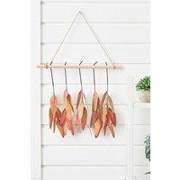 Living and Home Farmhouse Wall Hanging Decor Artificial Red Eucalyptus