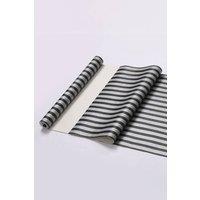 Living and Home Classic Black and Grey Stripes Prepasted PVC Wallpaper