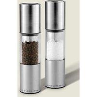 Cole & Mason Oslo Precision+ Salt & Pepper Mill Set - Silver/Clear in Silver