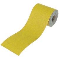 Faithfull Aluminium Oxide Sanding Paper Roll Yellow 115Mm X 5M 60G