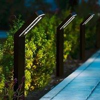 Marco Paul 3pck Large Solar LED Stake Lights in Black | Size: 3 Pack