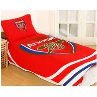 Arsenal FC Pulse Reversible Duvet & Pillow Case Set in Red