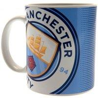 Manchester City FC Large Crest Mug in Blue