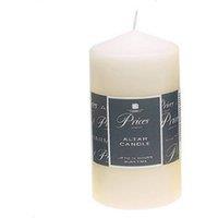 Prices Candles Altar Candle in White | Size: 15 cm