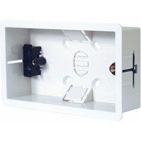 Dencon 2 Gang Dry Lining Box in White