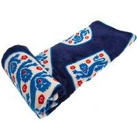 England FA Fleece Crest Blanket in Bright Blue