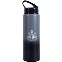 Newcastle United FC Crest Aluminium Water Bottle in Dark Grey