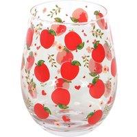 Something Different Apple Stemless Glass in Red