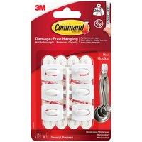 Command White Mini Hooks