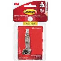 Command White Mini Hooks