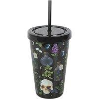 Something Different Venom & Vines Printed Tumbler in Black