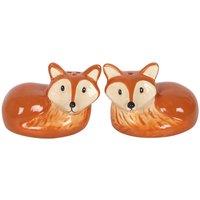 Something Different Fox Salt & Pepper Shakers in Brown