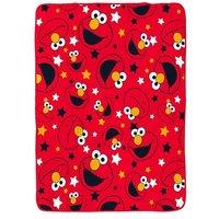 Sesame Street Fleece Elmo Blanket in Red | Size: Crib