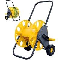 SPETLEK Portable Garden Hose Reel Trolley in Yellow | Size: 100g