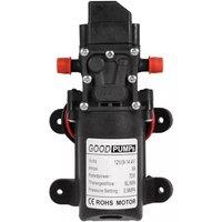 FLAVORA 12V Water Pump Camper Motorhome High Pressure Water Pump 70W 6L/Min in Black | Size: 1000mm 16000mm
