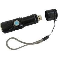 NESTLUNE 2 x Mini Small LED Flashlight Super Bright Torch Tactical Lamp in Black