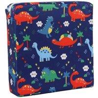 SPETLEK Highchair Pad Seat Cushion Removable Pad Dinosaur in Blue | Size: 100 cm x 190 cm