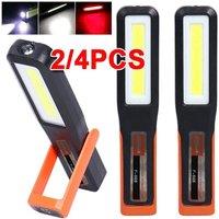 SPETLEK LED Cordless Magnetic Work Light USB 4x in Black | Size: 140 cm