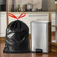 EONLION RefuseSacks Bin Liners Pack of 60 in Black | Size: 100 cm