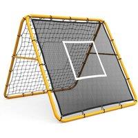 VOGREX 4x4Ft Dual-Sided Adjustable Soccer Rebounder Net | Size: 0-12 m