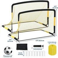 VOGREX 2pcs Adjustable Football Rebounder Net | Size: 0-12 m
