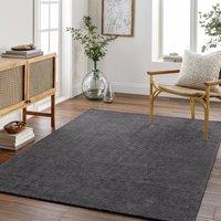 Livabliss Mystique-Hand Loomed Green Tan Blue Charcoal Cream Wool Modern Rug | Size: 150 cm x 240 cm