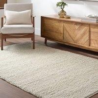 Livabliss Tahoe II-Hand Woven Tan Beige Brown Taupe Wool Global Living Rug | Size: 150 cm x 240 cm