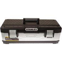 Stanley 'Galvanised' Metal Toolbox 66Cm (26In) in Black