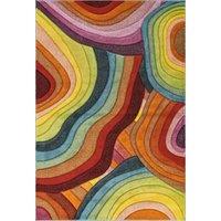 Desire Rugs Rainbow Modern Living Room Carved Rug Multi - Loop | Size: 120 cm x 170 cm